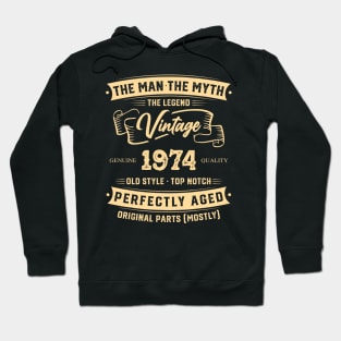 The Legend Vintage 1974 Perfectly Aged Hoodie